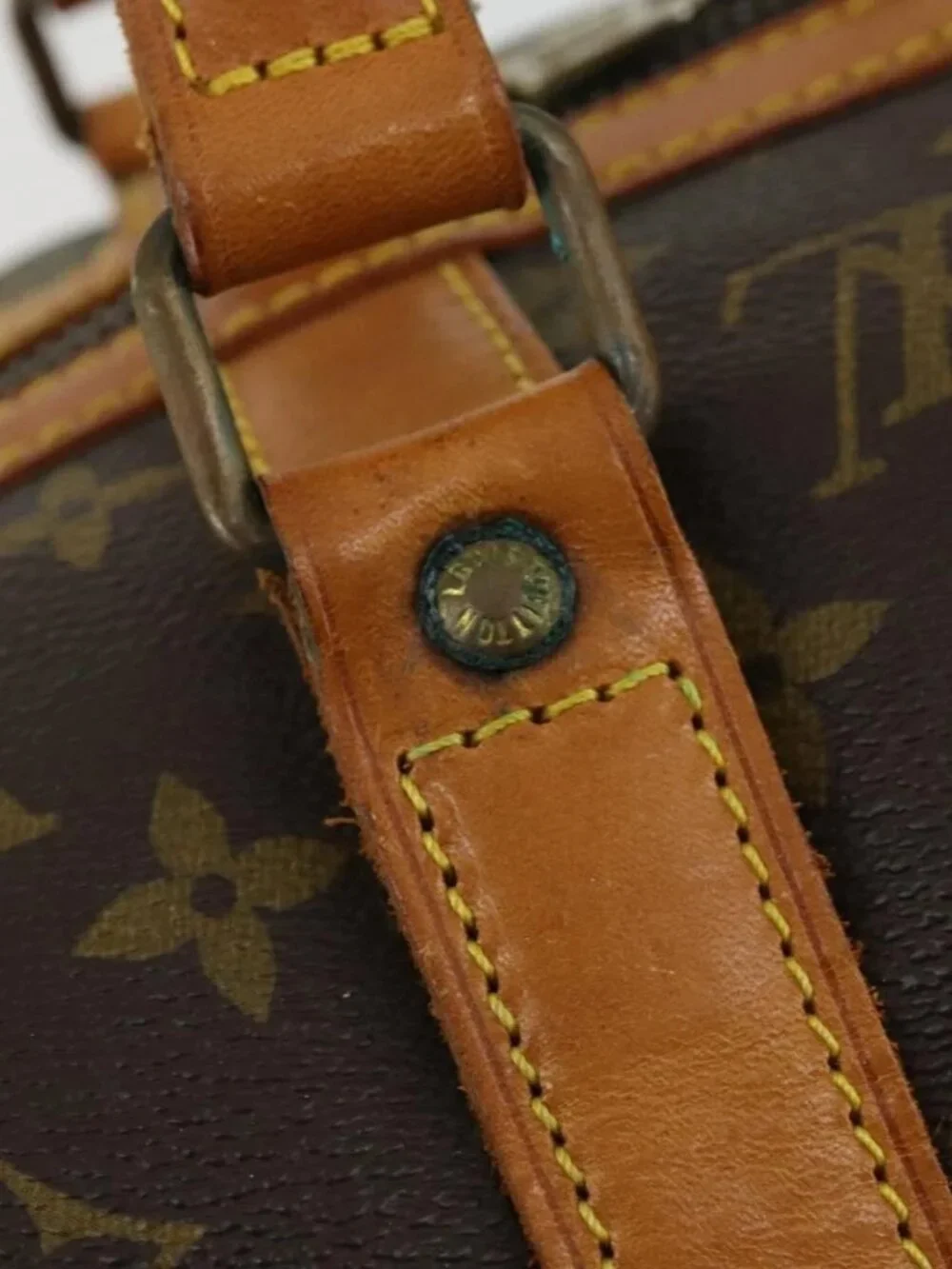 LOUIS VUITTON Monogram Sac Souple 45 Boston Bag M41624 LV Auth 171403